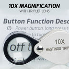Hastings Triplet Loupe 10X Jeweler's Loupe - Image 5