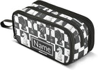 Custom Chess Checkered Plaid Pencil Case Box Boys Girls Personalized Name Large by BOENLE-WELCOMEYOURCOMING