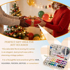 Travel Basic Sewing Kit with Checkered Pattern Sewing Set | Professional 130PCS - Image 5
