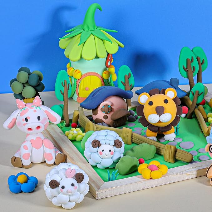 Air Dry Clay Kit for Kids – 24 Colors Non-Toxic Soft Modeling Clay Set | - Image 4