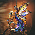 Flowers Fairy Acrylic Suncatcher Stained Glass Effect Window Car Hanging - Image 7