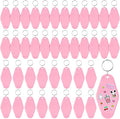 LOTMER 20/30/40/80 PCS Hotel Keychain Blank by LOTMER