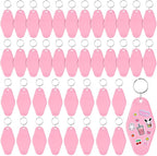 LOTMER 20/30/40/80 PCS Hotel Keychain Blank by LOTMER
