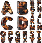 26 Pcs Chunky Amber Letter Beads, 20mm Jumbo 3D Acrylic Letter Beads, Big by DoDoBeads