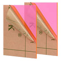 Lesnlok Fluorescent red Acrylic Sheets 1/8 inch Thick 3mm 2 Pack 8 x 10 Clear by Lesnlok