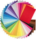 8 x 12 Inches Felt Sheets for Crafts, 1mm Thick, Stiff Paper for DIY Sewing by BetyBedy