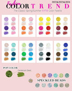 Bracelet Making Kit, 48 Colors Round Letter Beads Jewelry Making Kit Friendship - Image 2