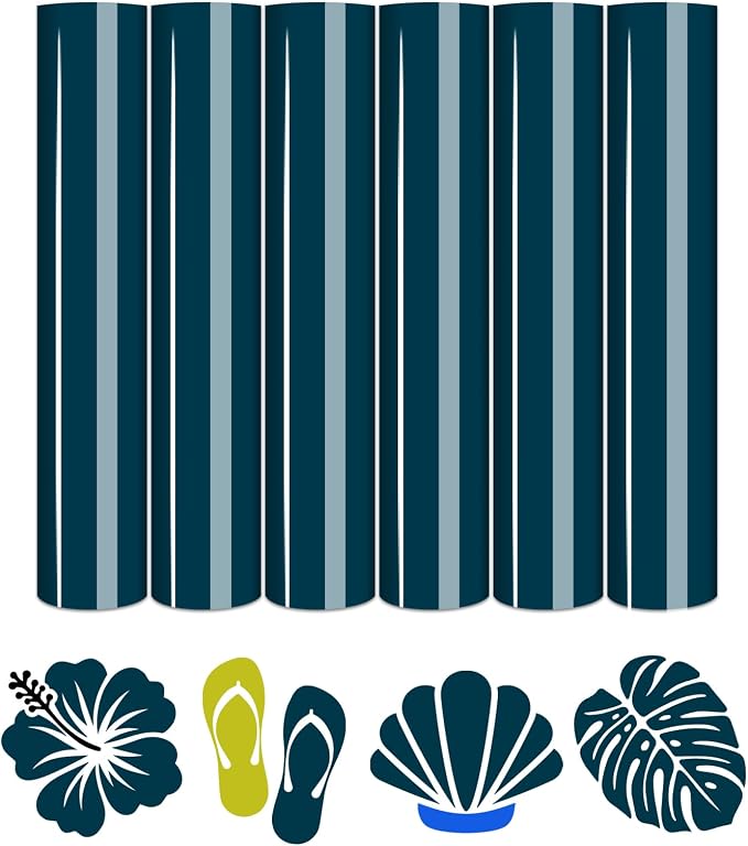 Tintnut Gulf Color Heat Transfer Vinyl, easy cut & weed, stretch washable by Tintnut