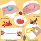 148 Pcs Polymer Clays 62 Bright Colors Oven Bake Clay Non-Sticky Modeling Clay - Image 4