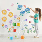 18 PCS Flower Painting Stencils Reusable Stencils - Image 5