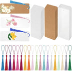 MXCOIRTP 120 Pcs Blank Bookmarks by Home