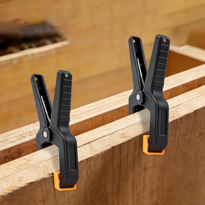 20 Pack Spring Clamps, Heavy Duty Plastic Woodworking Clamps & Multi-Use - Image 9