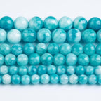 90pcs 4mm Natural Stone Beads Larimar Blue Stone Round Loose Beads - Image 5