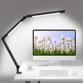 LED Desk Lamp with Clamp, Architect Desk Lamp with Dual Light and Adjustable by Micomlan