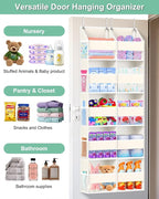 UVIAHOMI Heavy Duty Over The Door Organizer 5 Tiers, Extra Large Behind Door - Image 6