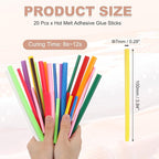 PATIKIL Hot Glue Sticks for Glue Gun, Light Yellow - Image 2