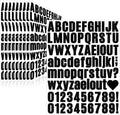 Letter Stickers, Mailbox Numbers, 1 Inch Waterproof Vinyl Alphabet | 1 Inch by Llewyn