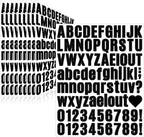 Letter Stickers, Mailbox Numbers, 1 Inch Waterproof Vinyl Alphabet | 1 Inch by Llewyn