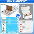 6 Pack Trading Card Storage Box 18800+ Count Cards Storage Box - Image 6