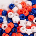 800PCS 6x9mm Valentine's Day Red Theme Pony Beads Bulk, Kandi Beads - Image 7