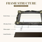 Cuspin 8x10 Picture Frame Black and Gold Frames, Vintage Ornate Resin Photo - Image 8