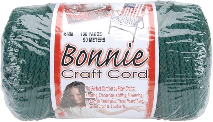 Bonnie Macrame Craft Cord 6mmX100yd by PepperellCrafts