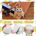 10Pcs Felt Sheets Fabric, 1mm | Polyester, - Image 6