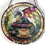 Dragon Decorative Stained Glass Sun Catcher by Greatingreat
