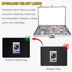 Trade Show Display Case – 34"x22" Large Aluminum Locking Tabletop Showcase - Image 3