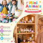 DIYDEC 85PCS Luminous Mini Resin Animals, Tiny Miniatures Figures Glow in The - Image 4