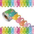 69Ft Easter Bulletin Board Borders Bunny Die-Cut Border Trim by WUYUEJXI