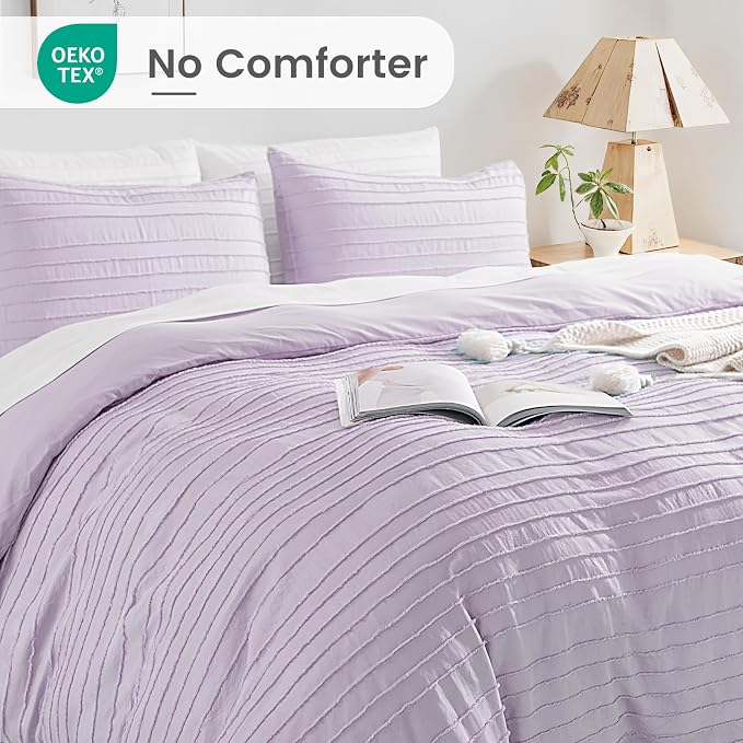 NEXHOME PRO Duvet Cover King, 3 Pieces Boho Tufted Duvet Cover Set, Soft and - Image 3