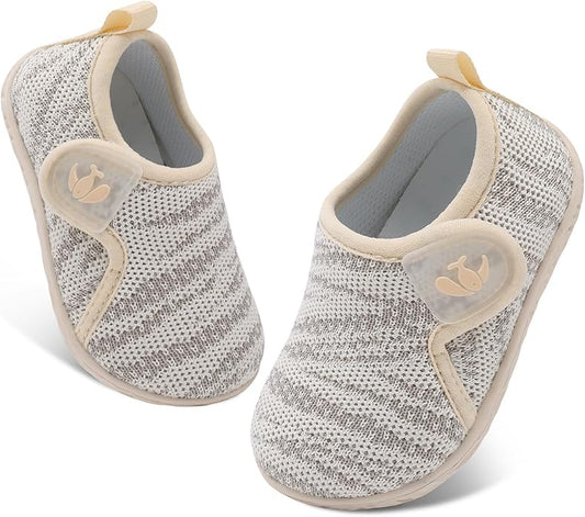 FEETCITY Baby Boys Girls First Walking Shoes Infant Sneakers Crib Shoes Breathable Lightweight Slip On Shoes