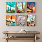 CHWGLFGG Travel City Paint by Numbers Kit - Image 3
