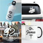 Glossy Black Permanent Vinyl, Window & Home Decal - Image 6