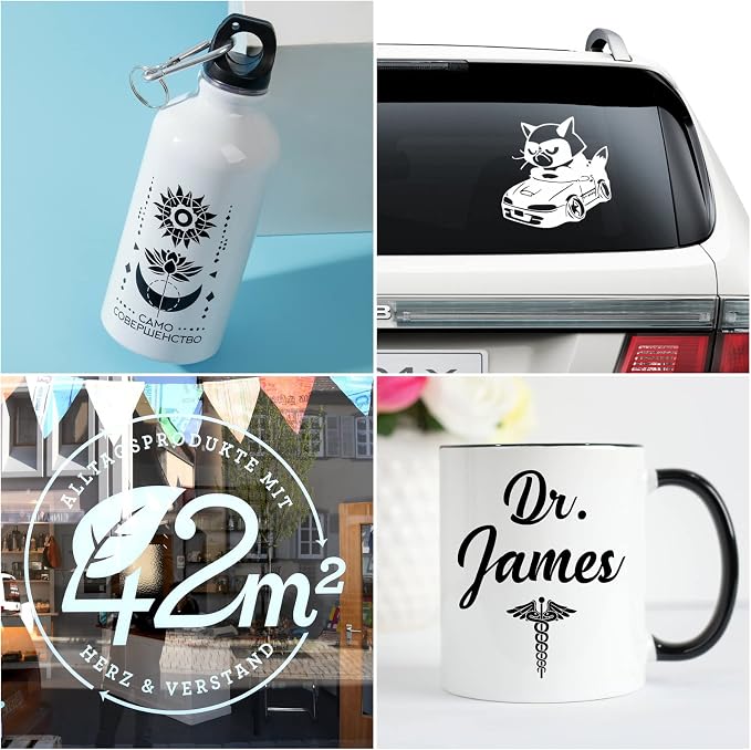Glossy Black Permanent Vinyl, Window & Home Decal - Image 6