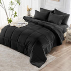 JOLLYVOGUE Queen Comforter Set, Ultra-Soft Bed in a Bag Queen Size 7 Pieces - Image 8