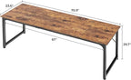 Huuger Computer Desk, 70 Inch Office Desk, Gaming Desk - Image 3