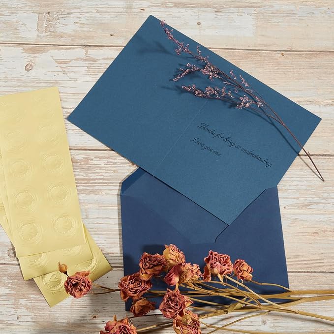 50 Pack Navy Blue A6 Envelopes - Image 4