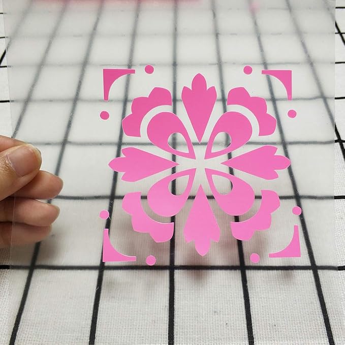 guangyintong Heat Transfer Vinyl Pink HTV Rolls, Glossy Surface Pink HTV Vinyl - Image 5