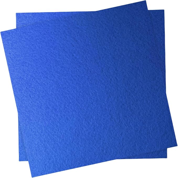 12" x 12" Felt Fabric Sheets for Crafts, 1mm Thick, Squares Felt Paper for by YHOLSDAS