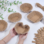 FREEBLOSS 6 Set Basket Weaving Kit Twine Basket Making Kit Creative Woven Bowl - Image 4