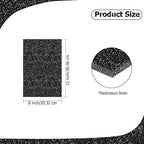 2 Pack 8'' x 12'' Glitter Black Acrylic Sheet, 3mm Thick Acrylic Plexiglass - Image 2