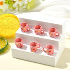 FASHEWELRY 6Pcs Alloy Mini Tea Cups - Image 5