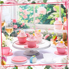 Vesici 24 Pcs Silicone Teacup Cupcake Molds Muffin Cups - Image 2