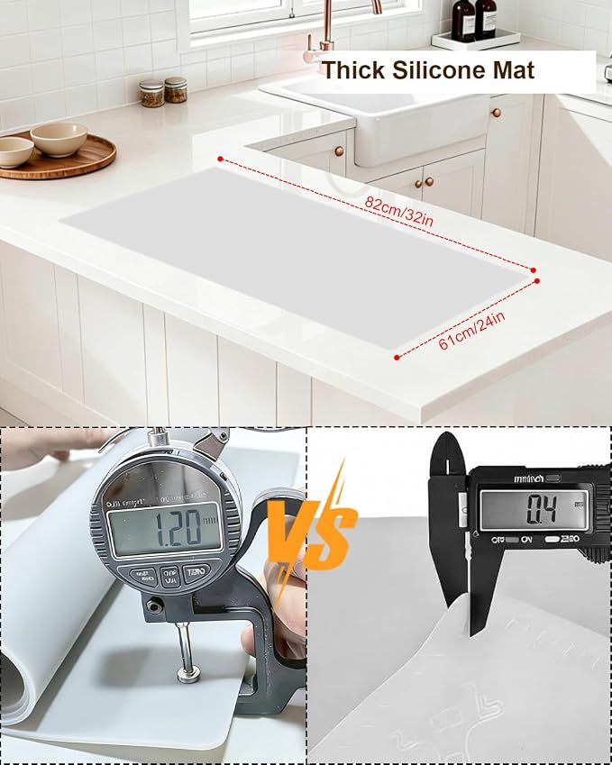 Silicone Crafting Mat for Artists, Jewelry Casting, Acrylic Painting, Clay Work - Image 2