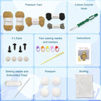 Noocro Amigurumi Crochet Kit for Beginners, Intermediate and Advanced Crocheters - Image 3