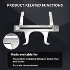 RAMATA Adjusting Brake Shoes and Installing Drum/Brake Resetting Gauge/Brake - Image 3