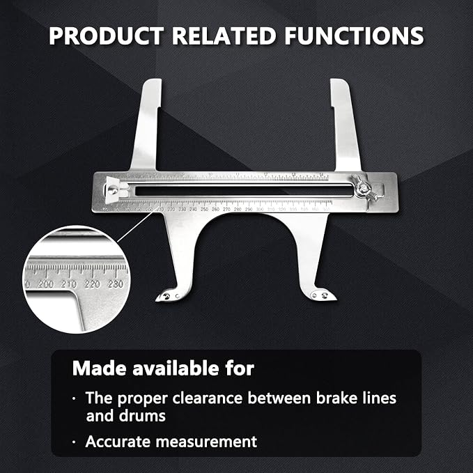 RAMATA Adjusting Brake Shoes and Installing Drum/Brake Resetting Gauge/Brake - Image 3
