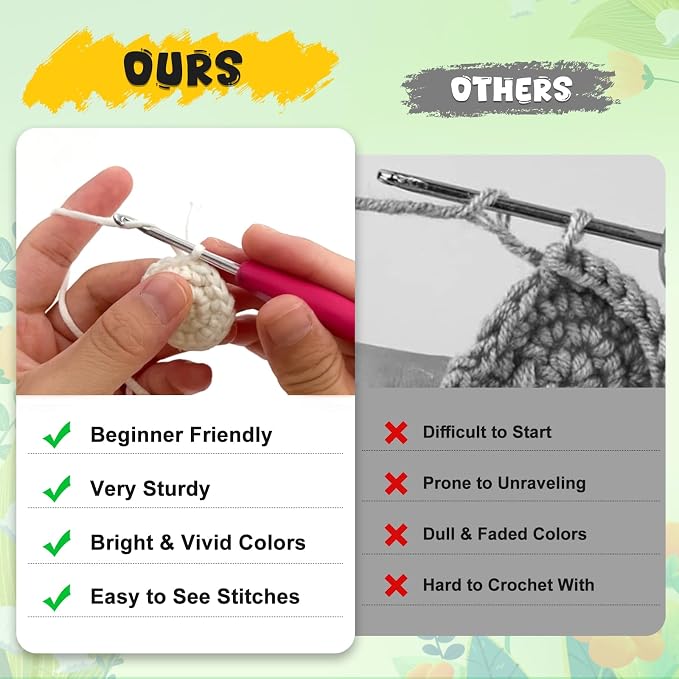 Totiro Crochet Kit for Beginners, Potted Flower Amigurumi Starter Kit, Easy DIY - Image 3